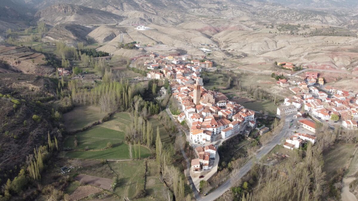Arcos de las Salinas vista aerea Galáctica